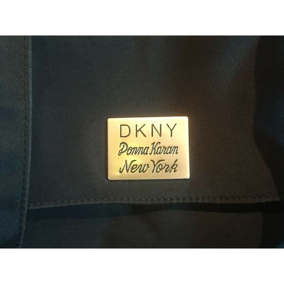 DKNY Donna Karan New York Basic Black Tote Purse Handbag Large Compartment Bag - Picture 5 of 13